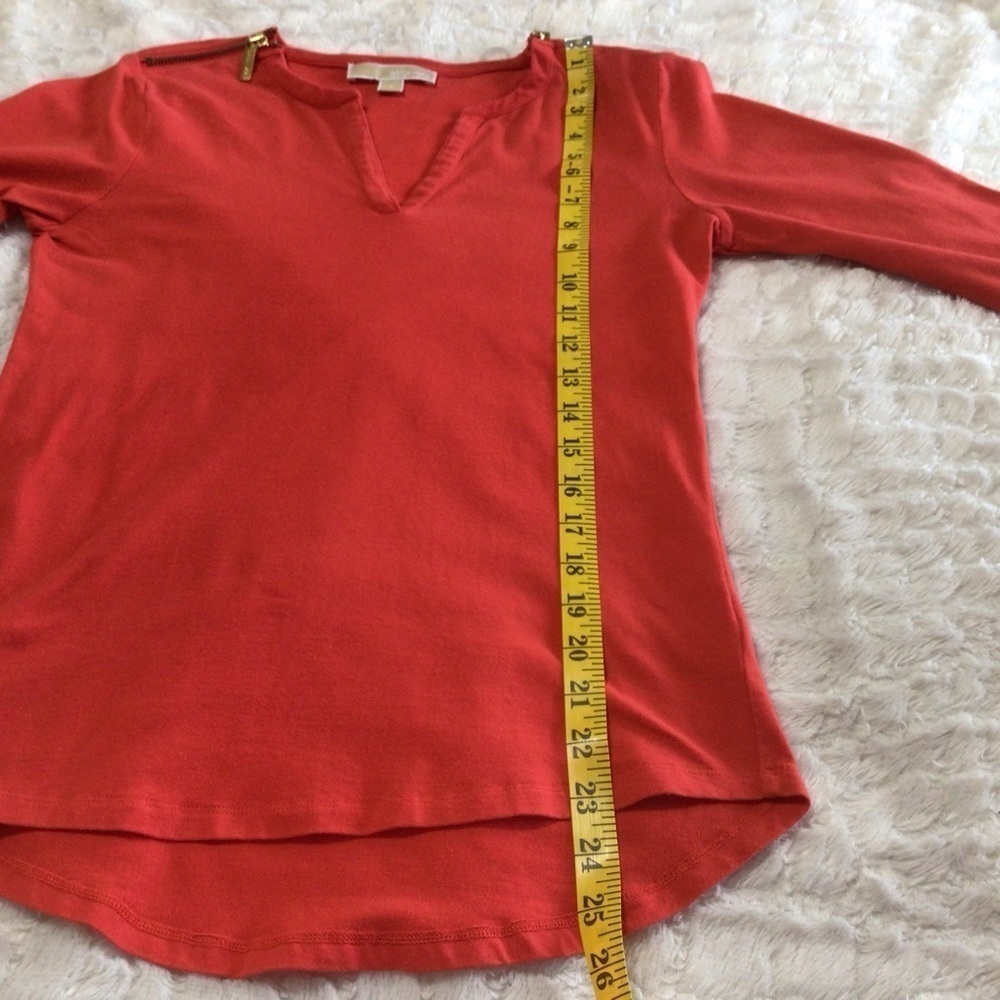 Michael Michael Kors Zipper Shoulder Top S - Picture 6 of 8